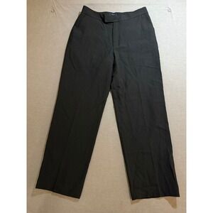 Vintage GAP Career Pants Straight Leg Dress Slacks Business Women 10 Black 30x28